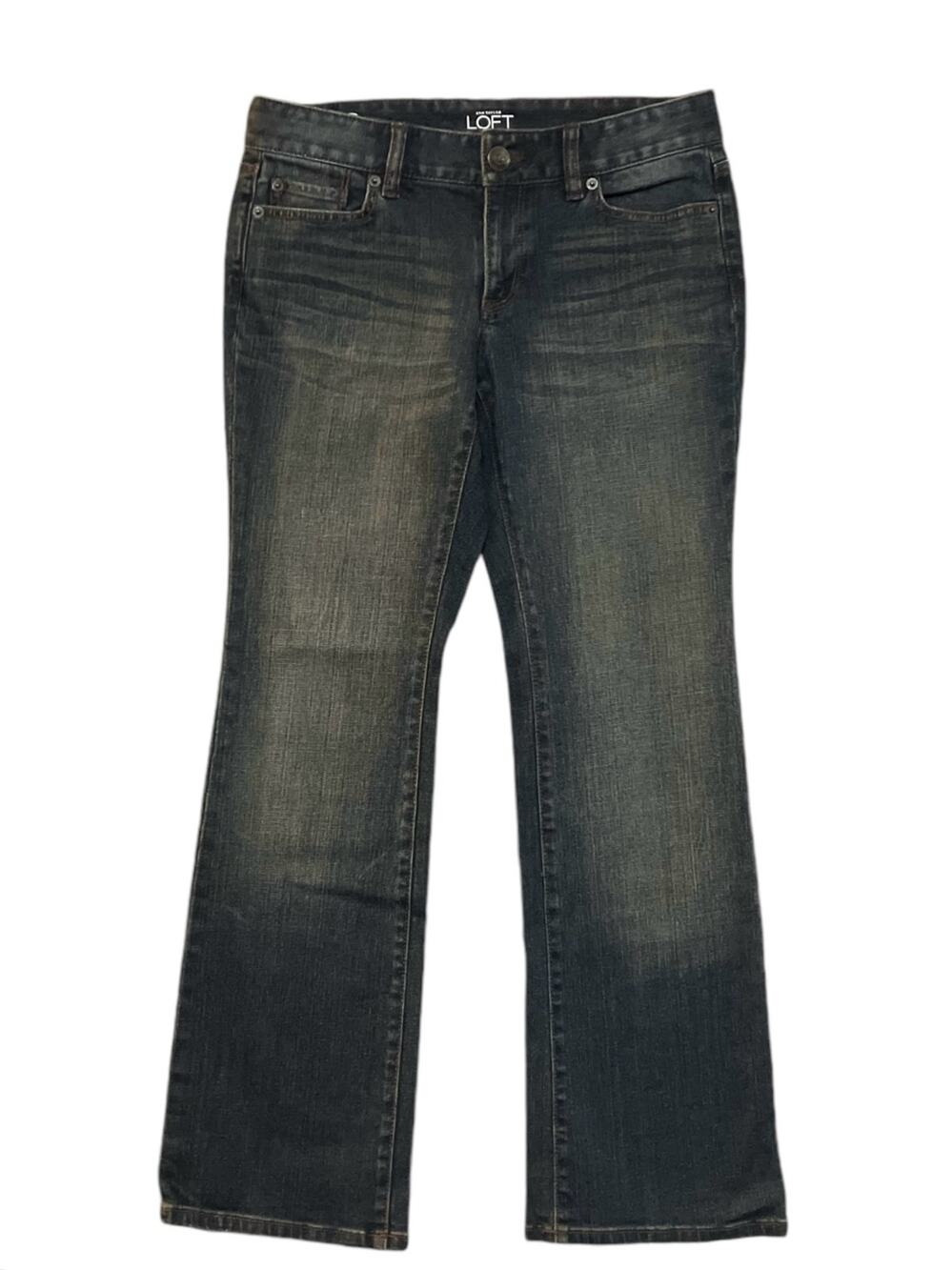 Ann Taylor Loft Women's MId-Rise Curvy Bootcut 29" Inseam Denim Jeans | Size 6P